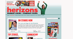 Desktop Screenshot of herizons.ca